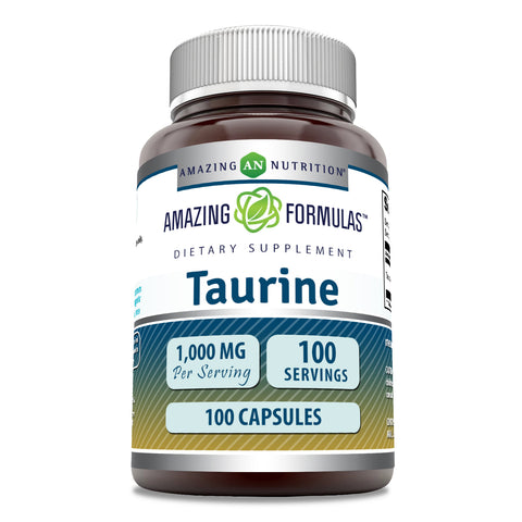 Image of Amazing Formulas Taurine | 1000 Mg | 100 Capsules
