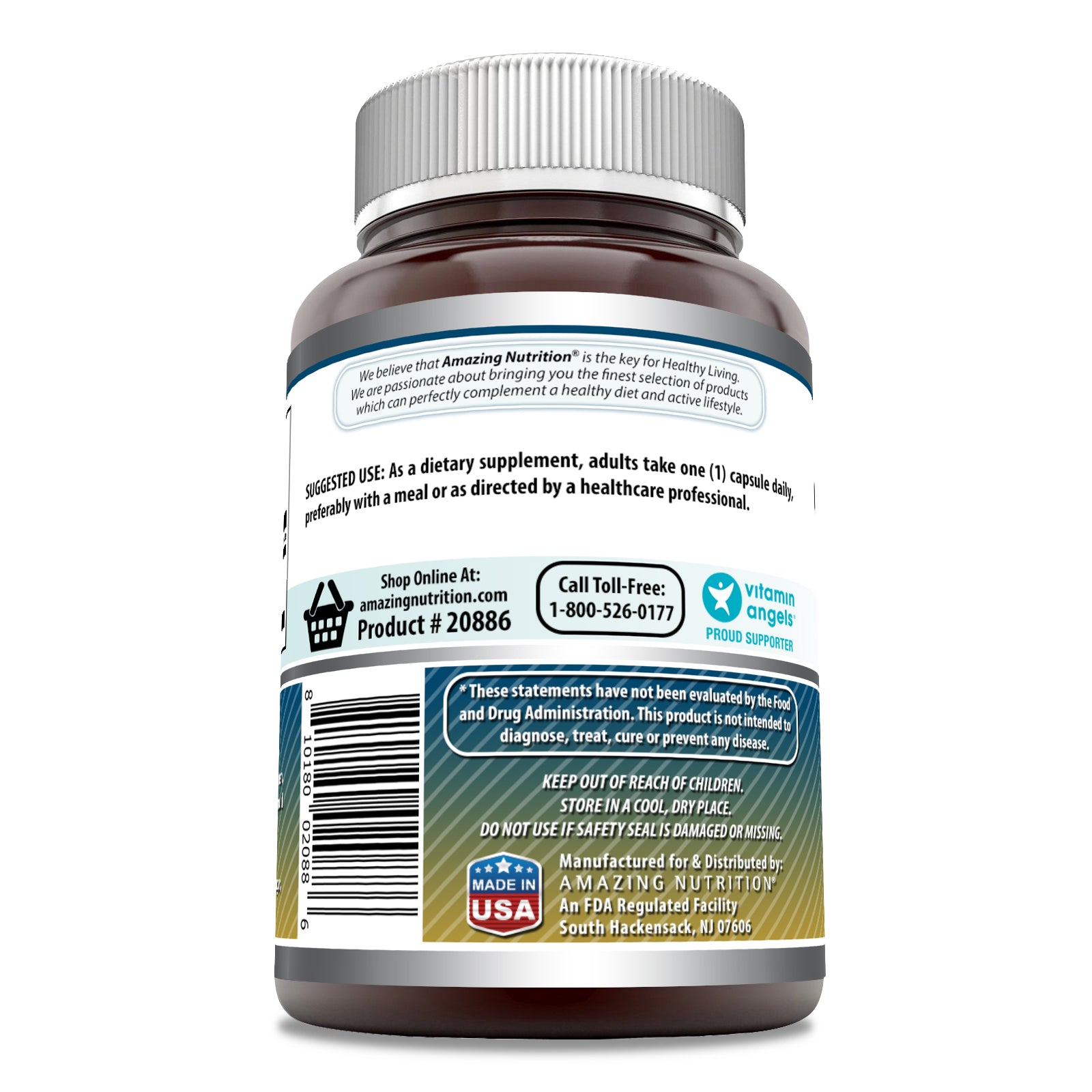 Amazing Formulas Taurine | 1000 Mg | 100 Capsules