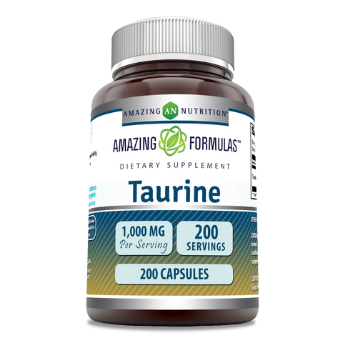 Image of Amazing Formulas Taurine | 1000 Mg | 200 Capsules