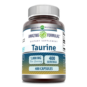 Amazing Formulas Taurine | 1000 Mg | 400 Capsules