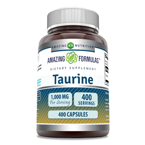 Image of Amazing Formulas Taurine | 1000 Mg | 400 Capsules