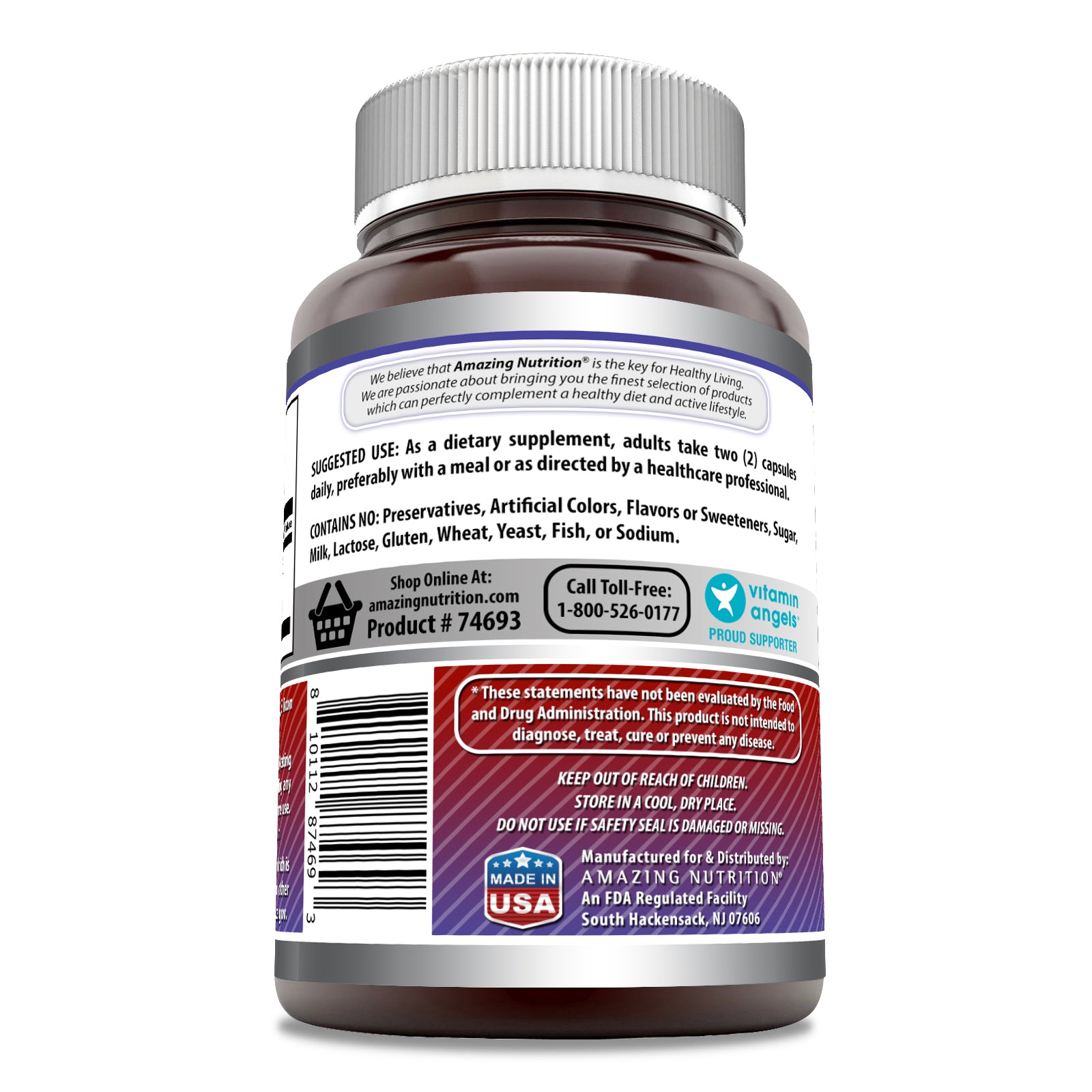 Amazing Formulas Tribulus Terrestris | 15000 Mg Per Serving | 180 Capsules