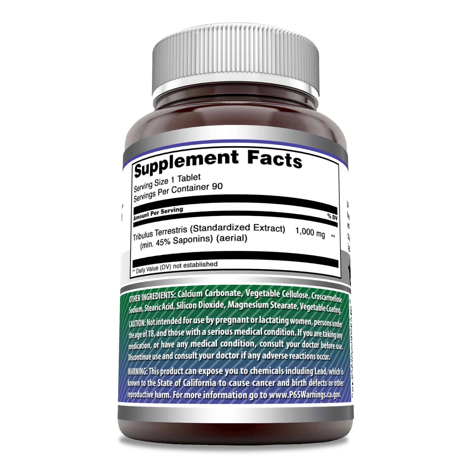 Amazing Formulas Tribulus | 1000 Mg | 90 Tablets