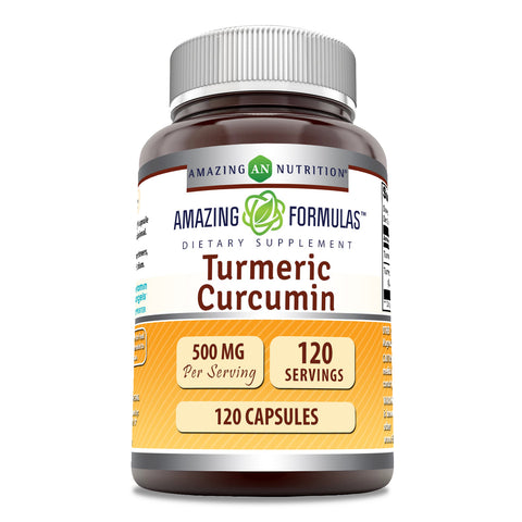 Image of Amazing Formulas Turmeric Curcumin | 500 Mg | 120 Capsules