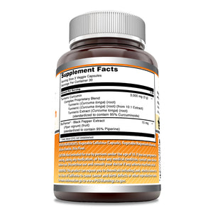 Amazing Formulas Turmeric Curcumin with Bioperine | 3000 Mg Per Serving | 90 Veggie Capsules