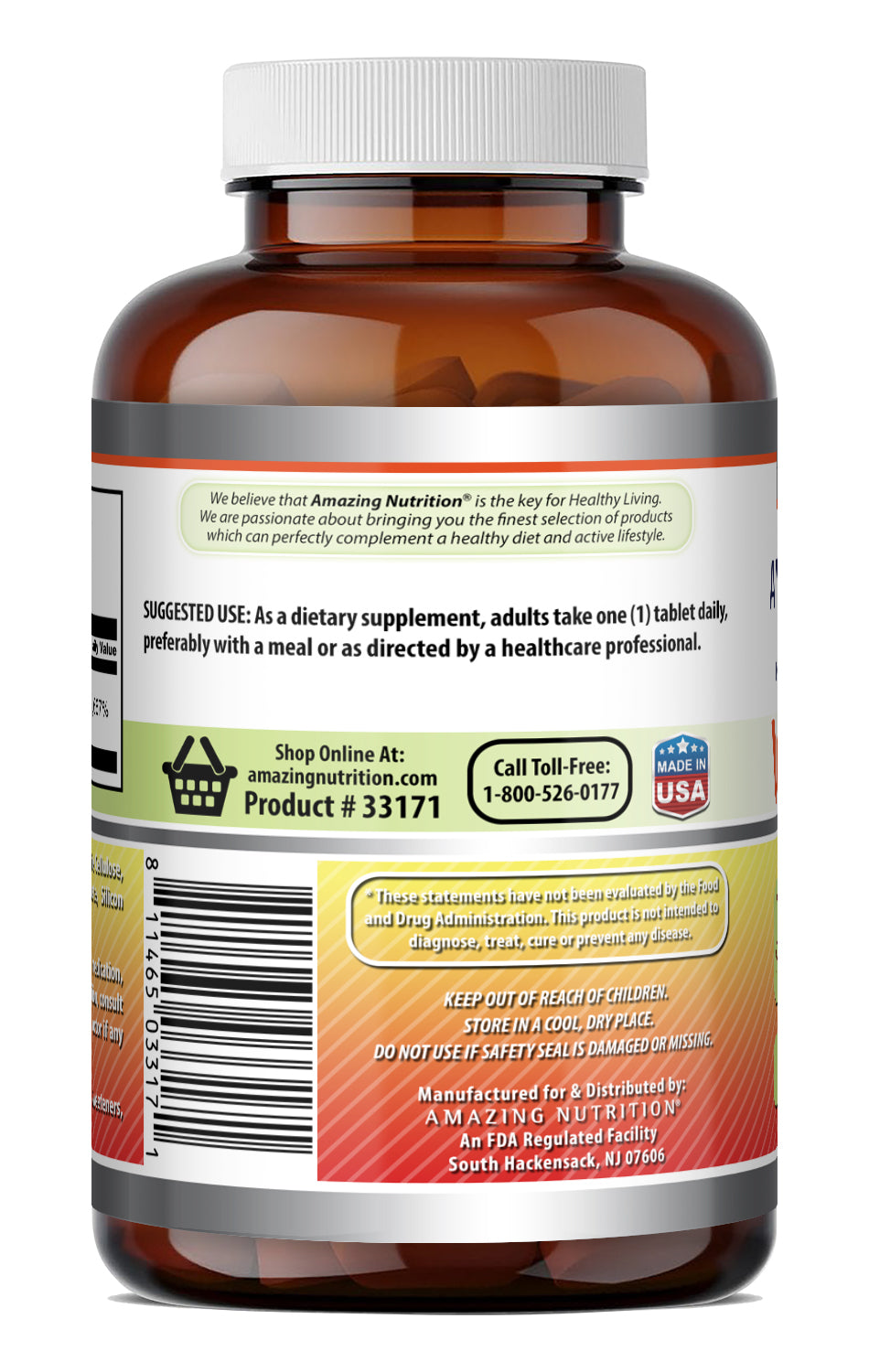 Amazing Formulas Vitamin C (as Ascorbic Acid) 1000 Mg | 500 Tablets
