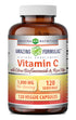Amazing Formulas Vitamin C with Citrus Bioflavonoids & Rose Hips 1000 Mg | 120 Veggie Capsules