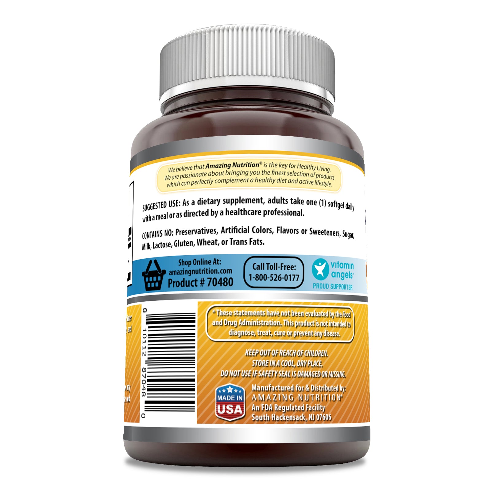 Amazing Formulas Vitamin D3 | 400 IU | 360 Softgels