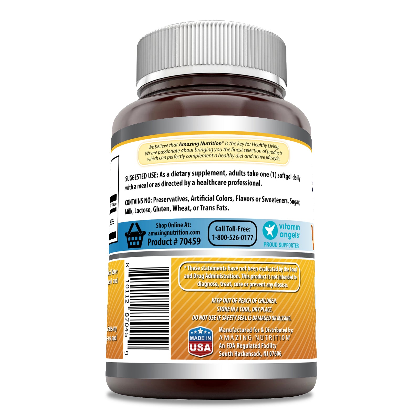 Amazing Formulas Vitamin D3 | 5,000 IU | 500 Softgels