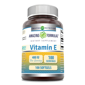 Amazing Formulas Vitamin E | 400 IU | 100 Softgels