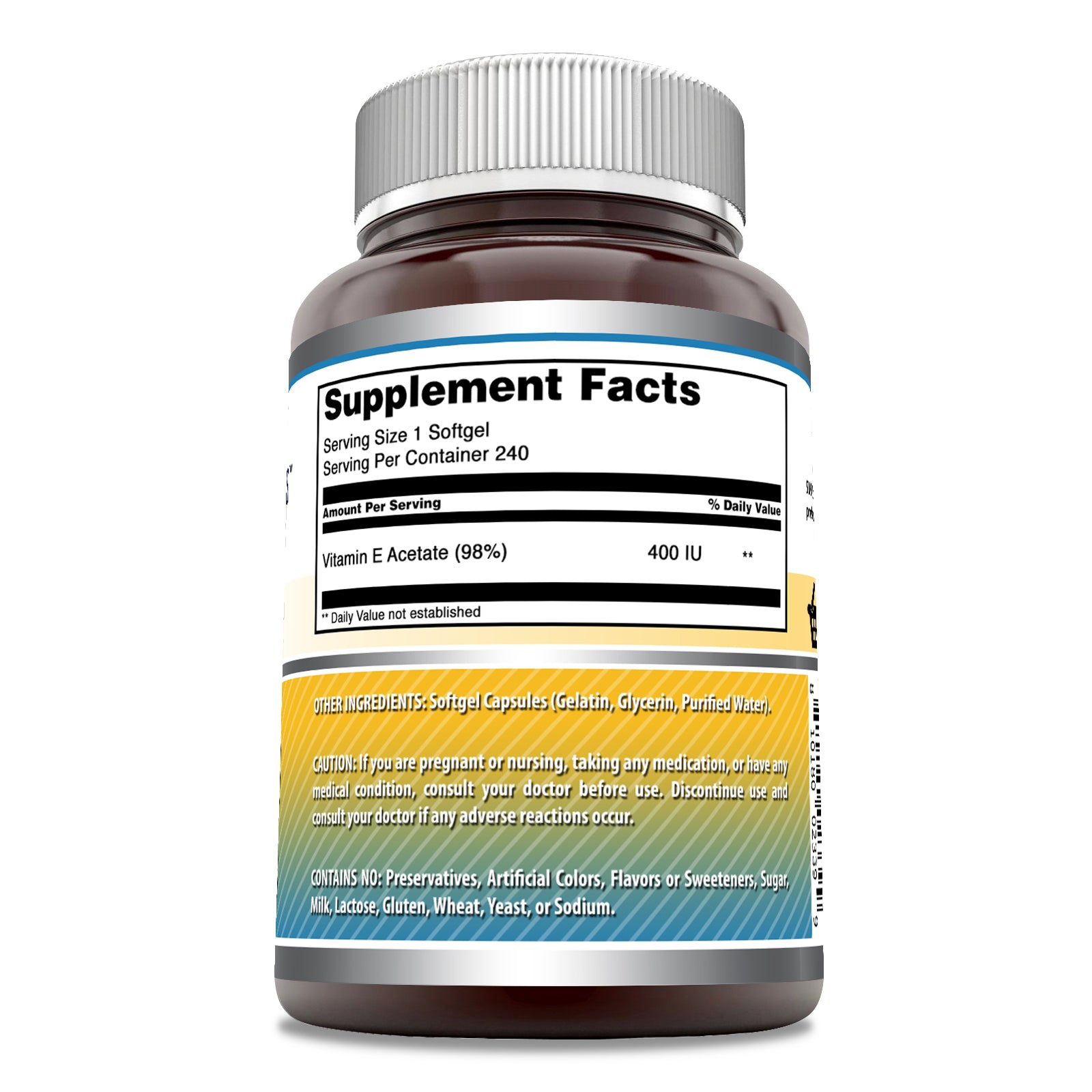 Amazing Formulas Vitamin E | 400 IU | 240 Softgels