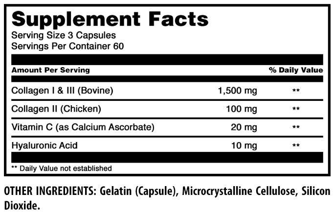 Amazing Formulas Advanced Collagen | 1600 Mg Per Serving | 180 Capsules