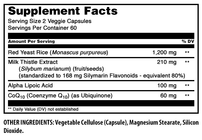 Amazing Formulas Red Yeast Rice Complex | 1570 Mg Per Serving | 120 Veggie Capsules