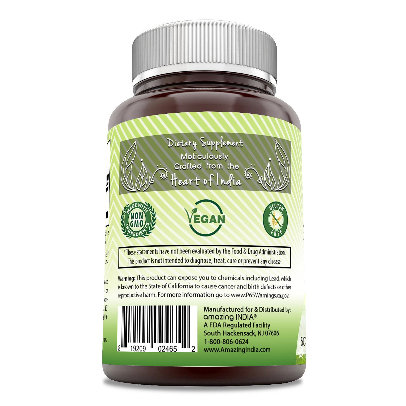 Amazing India Bitter Melon | 500 MG | 120 Veggie Capsules