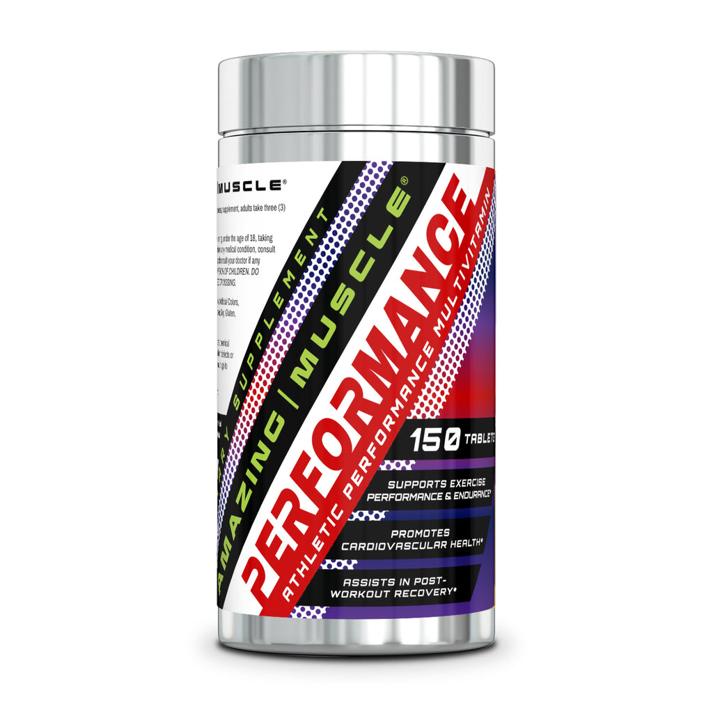 Amazing Muscle Performance Multivitamin | 150 Tablets | 50 Servings ...