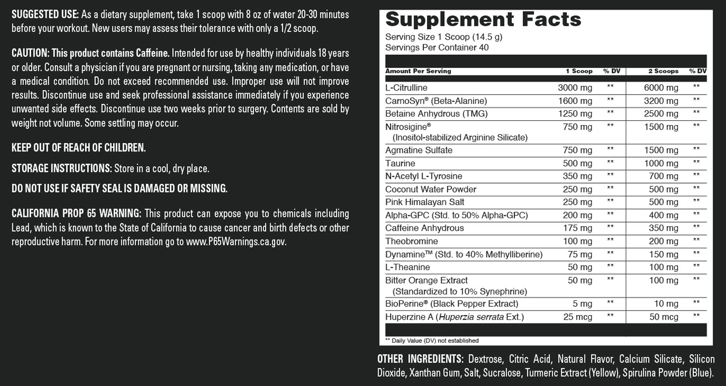 Amazing Muscle Pre Boost Extreme 580 Grams Powder  | Green Apple Flavor  | 40 Servings | Pre Workout Supplement |