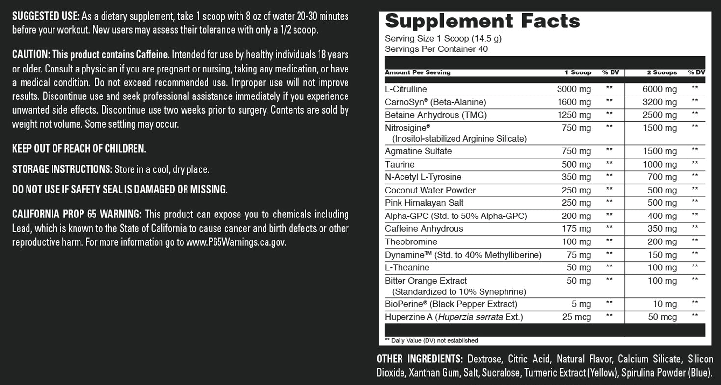 Amazing Muscle Pre Boost Extreme 580 Grams Powder  | Lemon Lime Flavor  | 40 Servings | Pre Workout Supplement |
