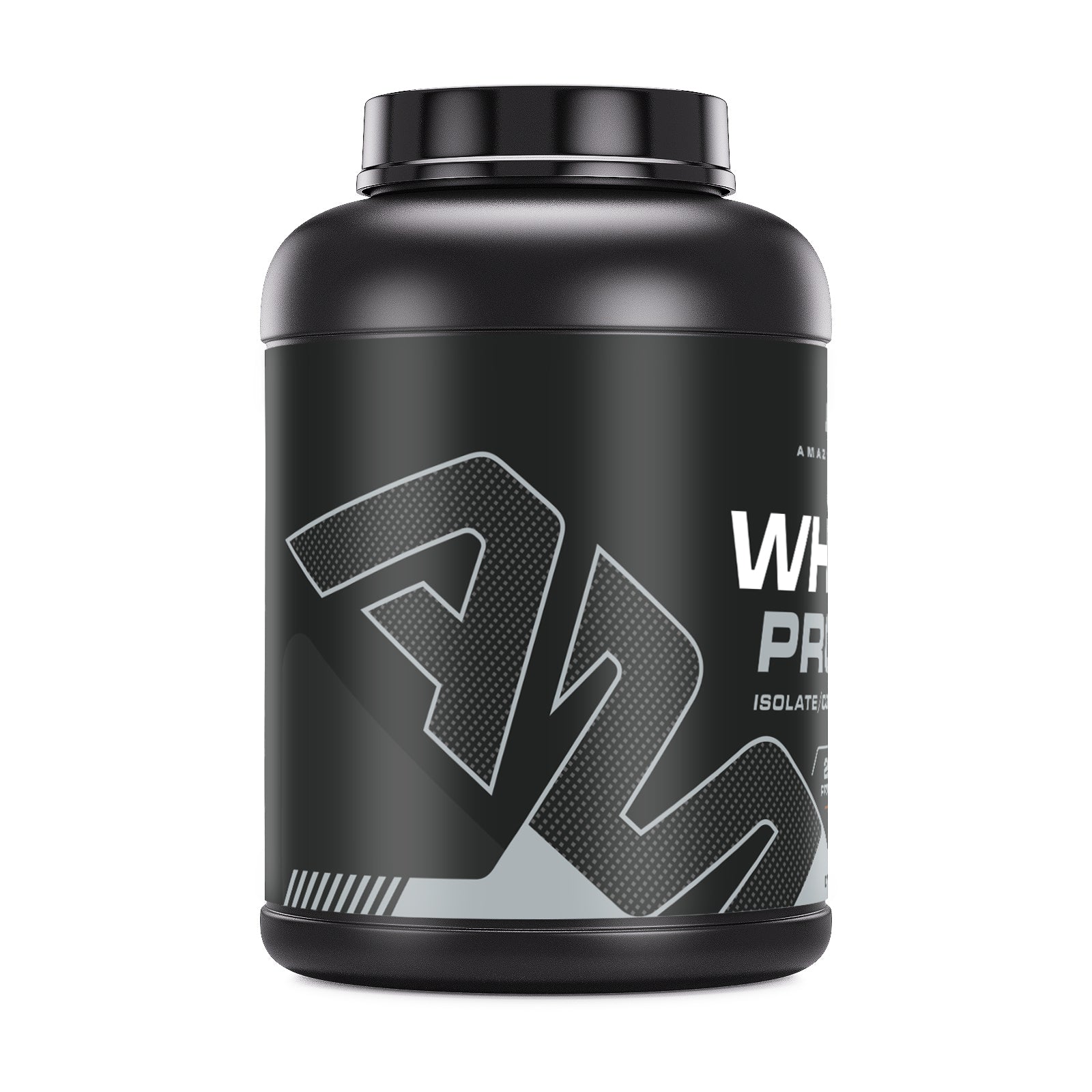 Amazing Muscle Whey Protein Isolate & Concentrate Powder | Chocolate Flavor | 5 Lb | 25 G Protein per Serving | 67 Servings