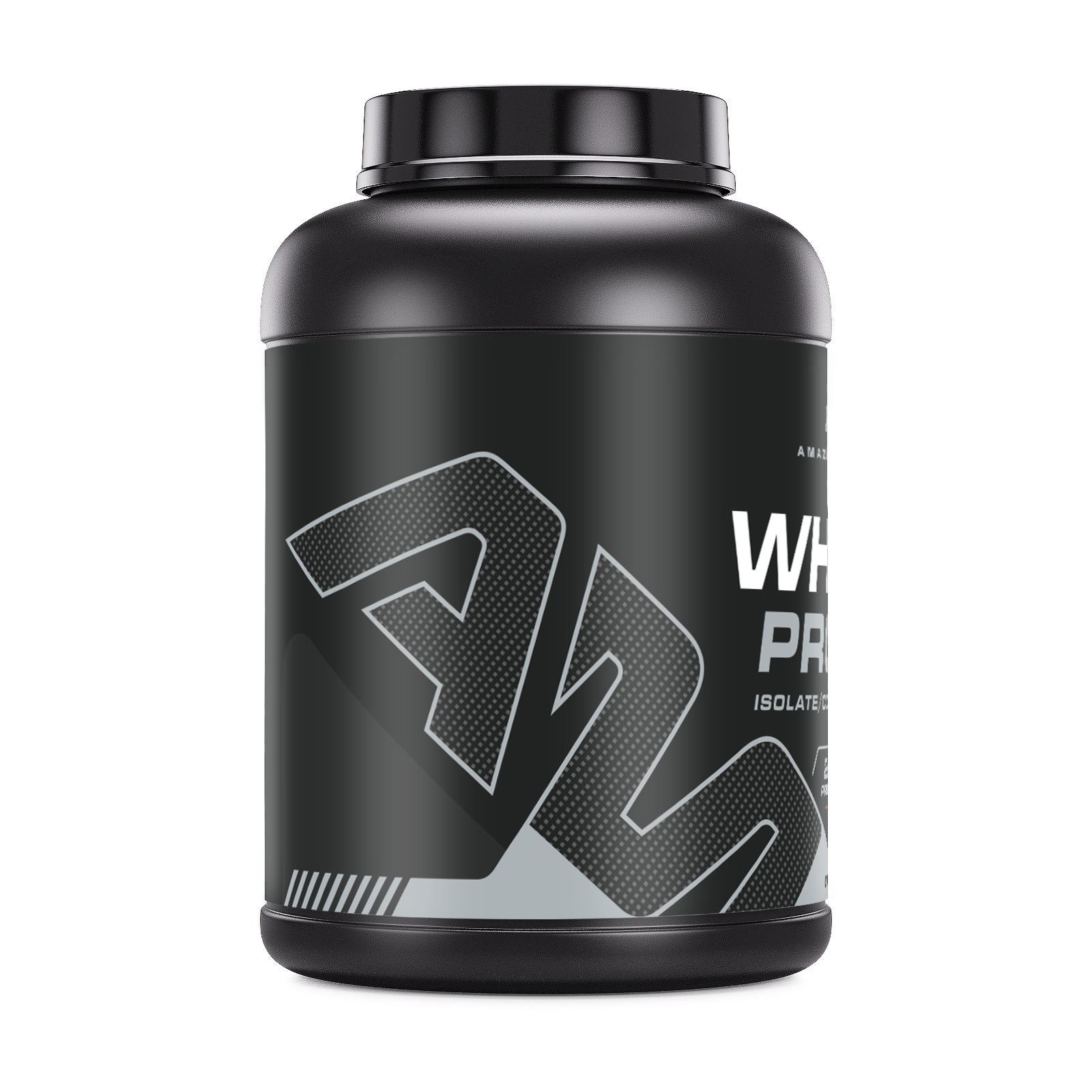 Amazing Muscle Whey Protein Isolate & Concentrate Powder | Coffee Flavor | 5 Lb | 25 G Protein per Serving | 70 Servings