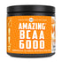 Amazing Nutrition BCAA (Branched Chain Amino Acid) 6000 | 6 Grams BCAA per Serving | 30 Servings (231 G | 8.14 Oz) | Orange Flavor