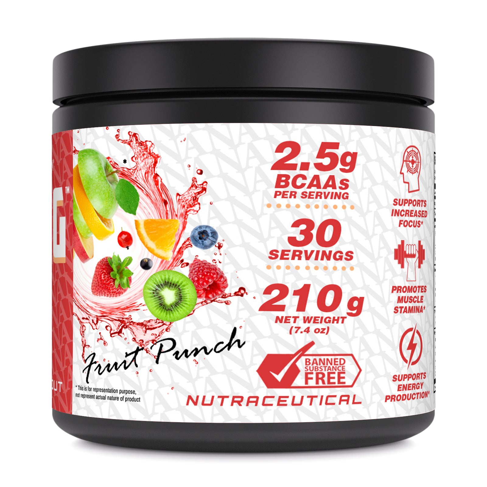 Amazing Nutrition Amazing PRE | Ultimate Pre-Workout | 30 Servings (210 G | 7.4 Oz) | Fruit Punch Flavor