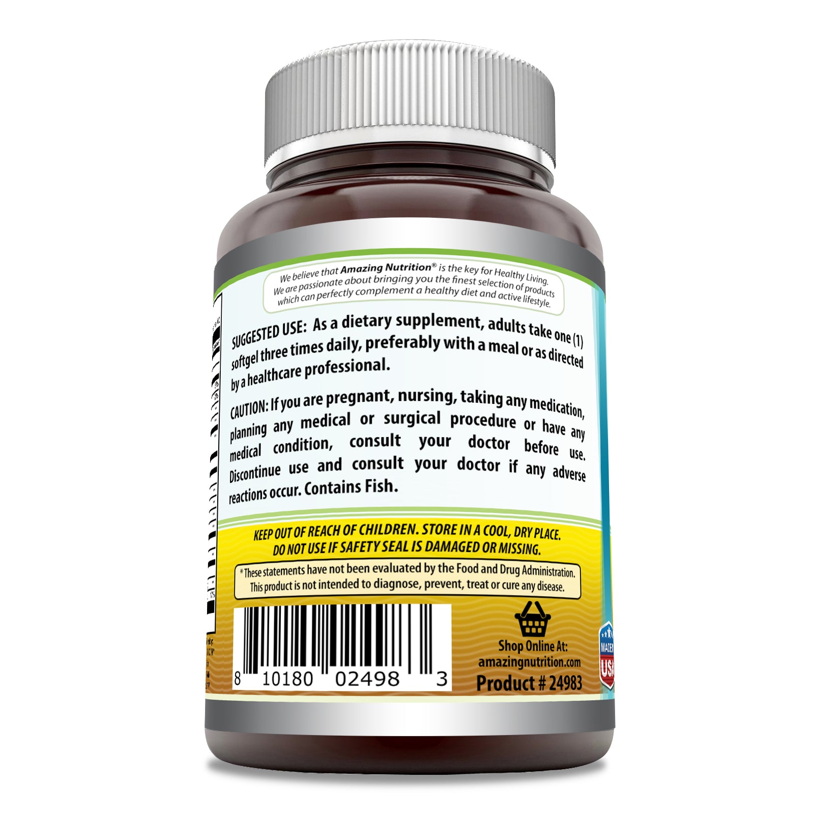 Amazing Omega 3.6.9 | 1200 Mg | 120 Softgels