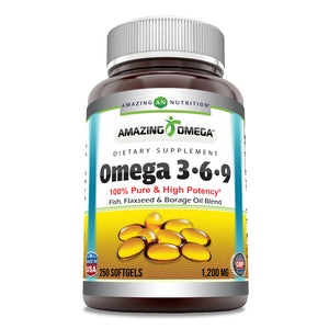 Amazing Omega 3.6.9 | 1200 Mg | 250 Softgels