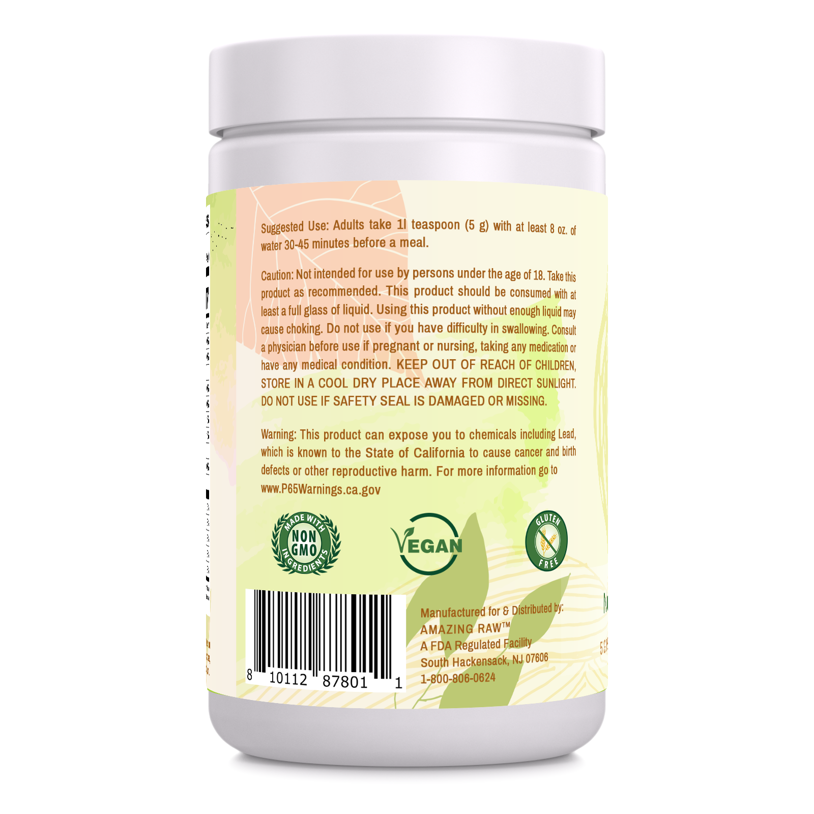 Amazing Raw Maca Powder | 16 Oz | 5 Grams Per Serving | 90 Servings