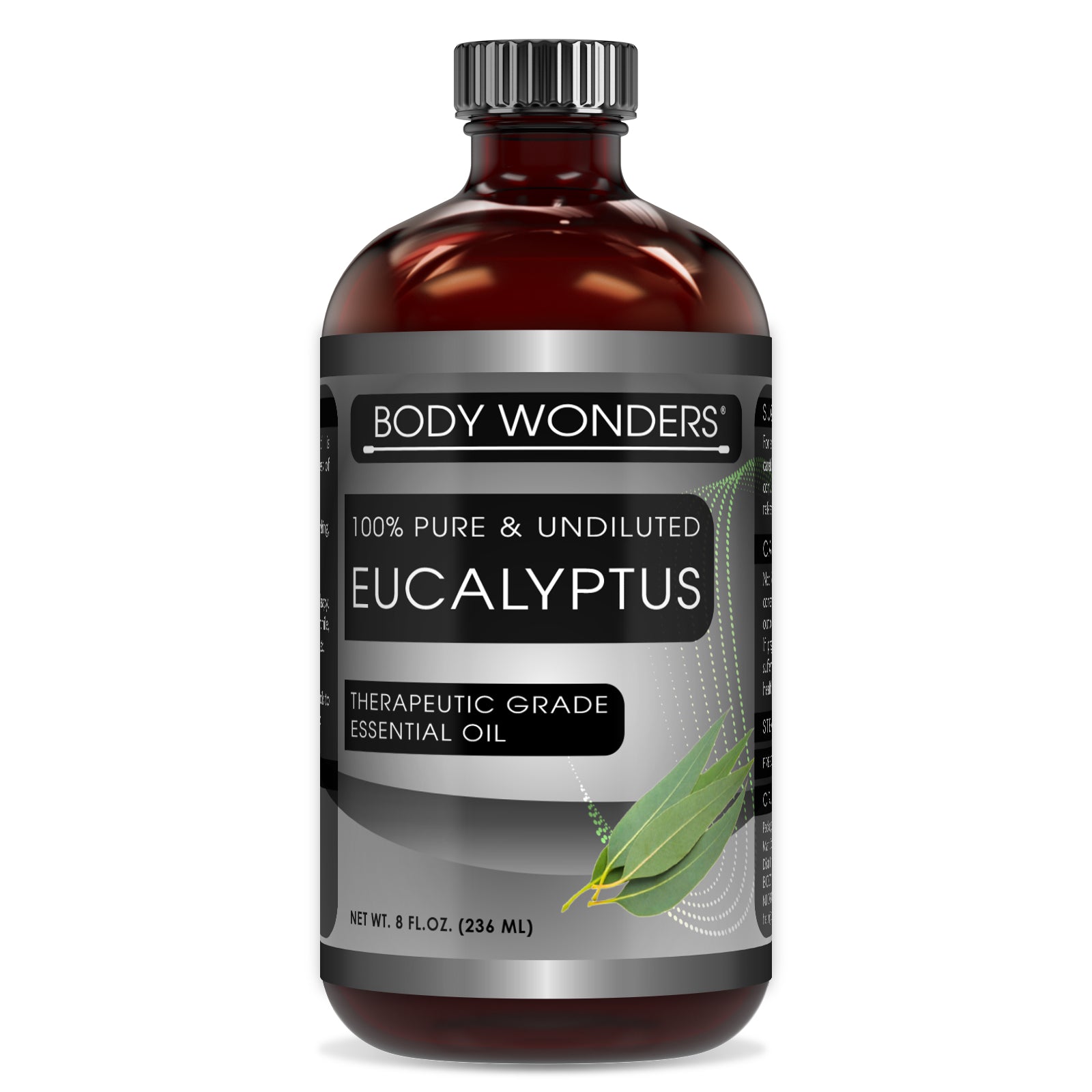 Body Wonders 100% Pure Eucalyptus Essential Oil | 8 Fl.Oz (236 ml) | Therapeutic Grade Oil - Ideal for Aromatherapy