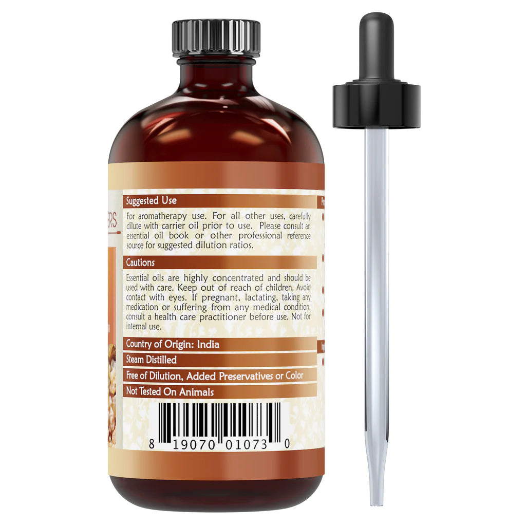 Body Wonders Myrrh | Therapeutic Grade Essential Oil | 4 Fl. Oz (118 ML)