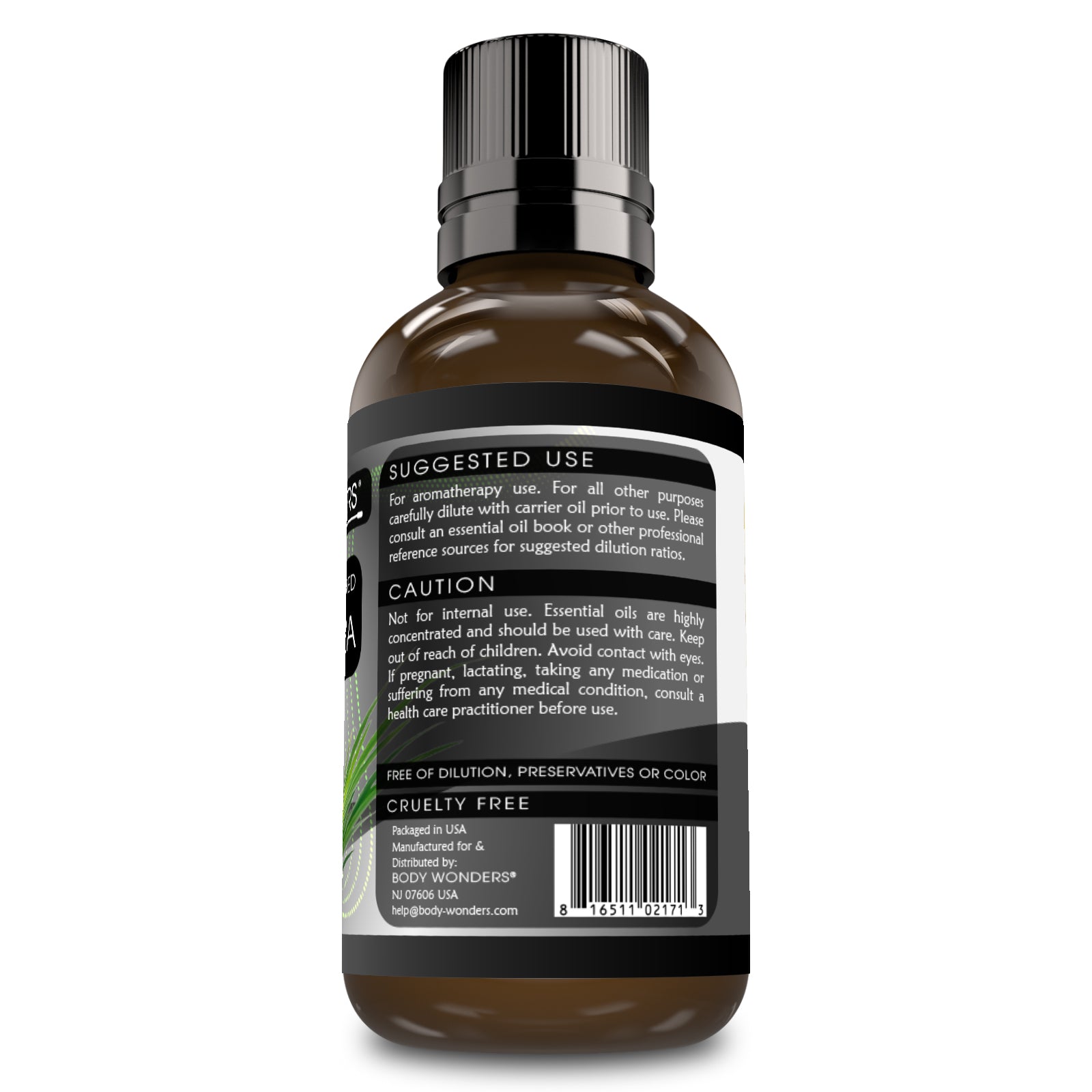Body Wonders 100% Pure Palmarosa Essential Oil | 1 Fl.Oz (30 ml) | Therapeutic Grade Oil - Ideal for Aromatherapy
