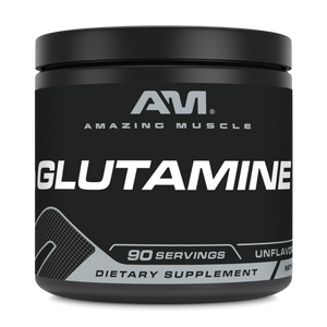 Amazing Muscle L-Glutamine Powder | Unflavored | 90 Servings | 1 Lb