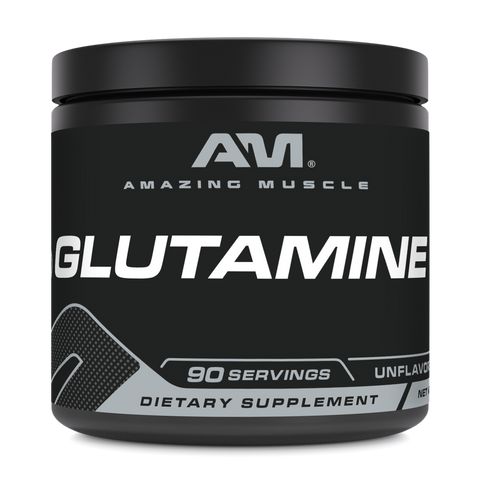 Image of Amazing Muscle L-Glutamine Powder | Unflavored | 90 Servings | 1 Lb