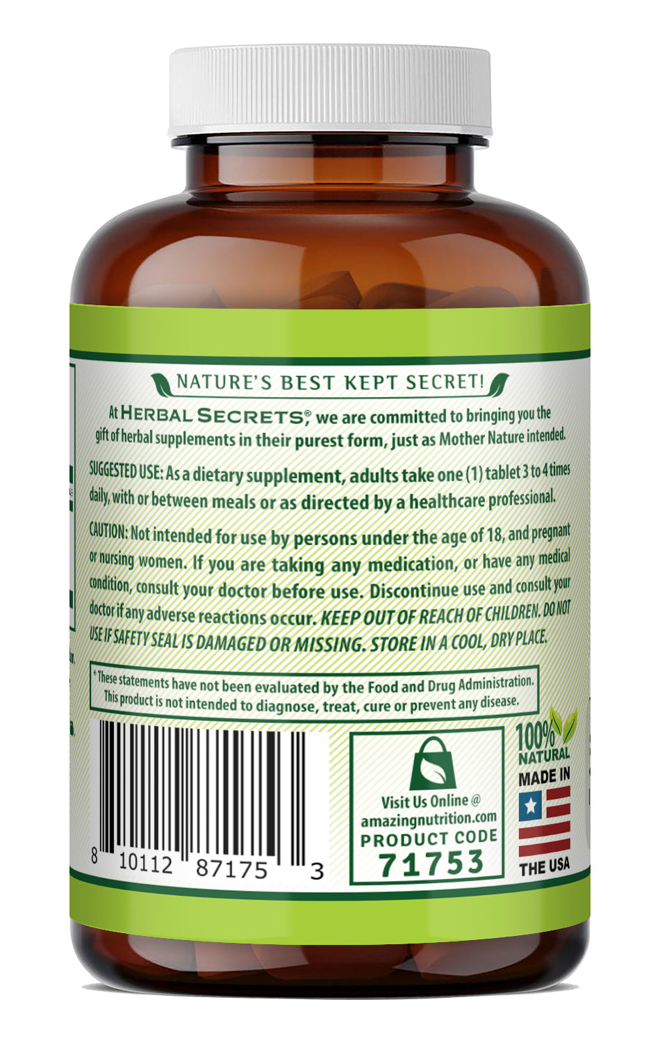 Herbal Secrets Bromelain (Proteolytic Enzyme) | 500 Mg | 240 Tablets