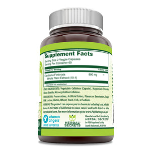 Herbal Secrets Caralluma | 800 Mg Per Serving | 120 Veggie Capsules