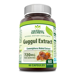 Herbal Secrets Guggul Extract | 720 Mg | 60 Capsules