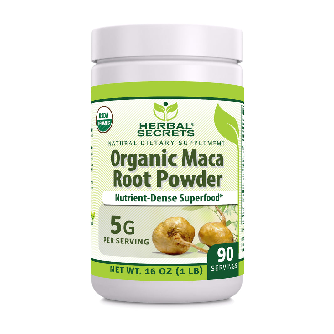 Herbal Secrets Maca Root Powder | 16 Oz | 5 Grams per Serving | 90 Ser ...