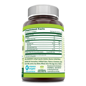 Herbal Secrets Pumpkin Seed Oil |  2000 Mg per Serving | 90 Softgels