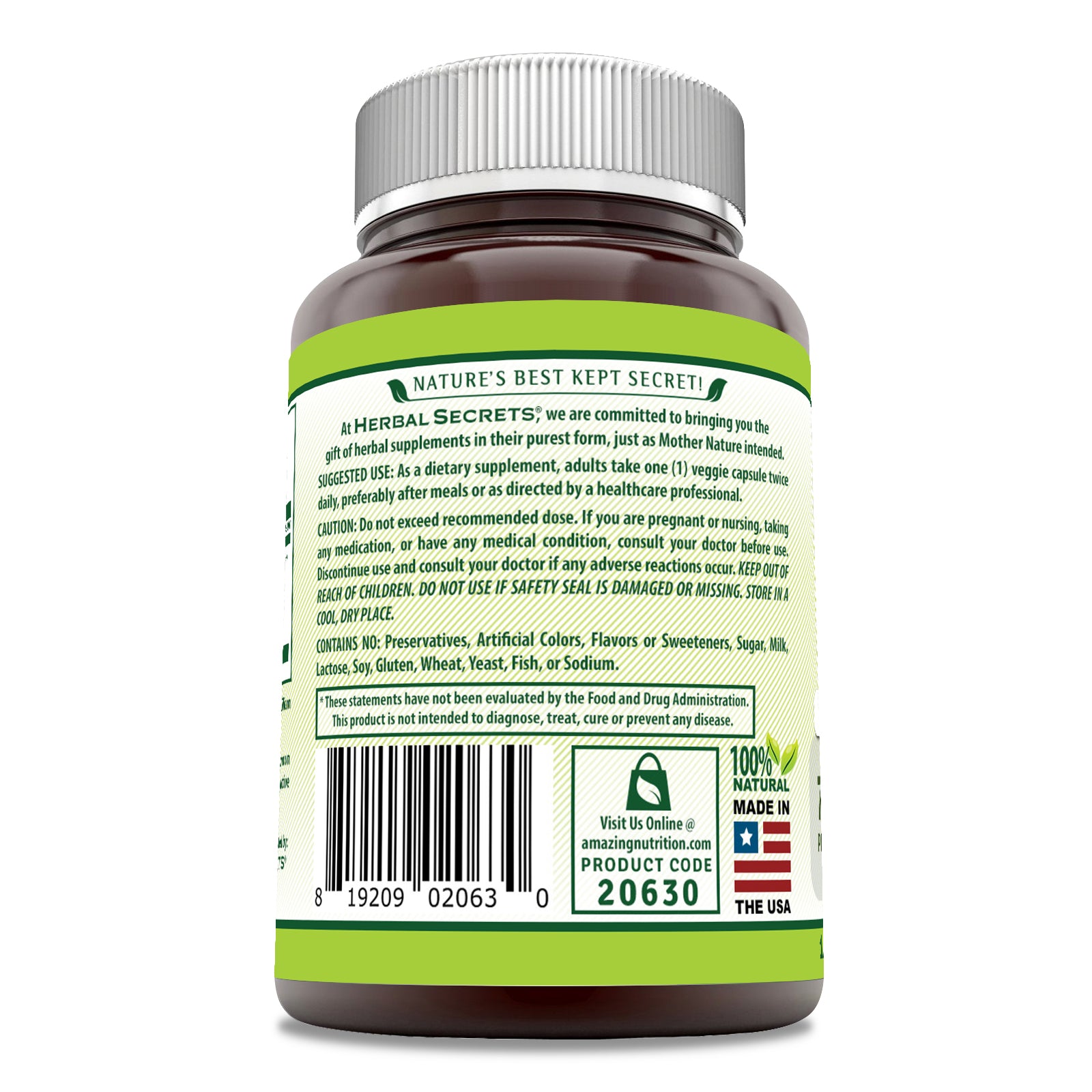 Herbal Secrets Triphala | 750 Mg | 120 Veggie Capsules