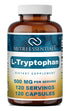 Nutri Essentials L-Tryptophan 500 Mg Amino Acid Supplement | 120 Capsules