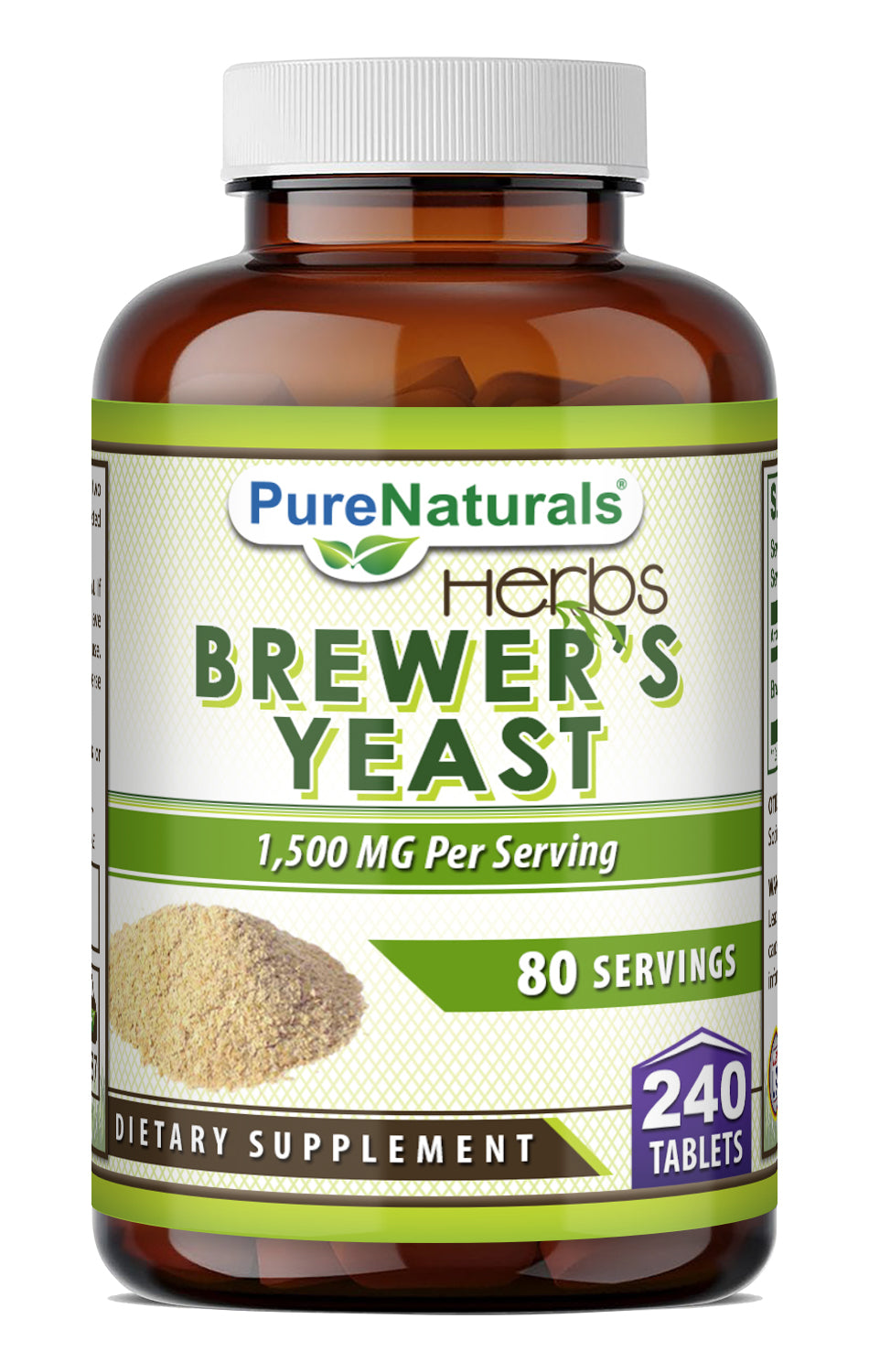 Pure Naturals Brewer's Yeast 1500 Mg per Serving | 240 Tablets