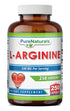 Pure Naturals L-Arginine 500 Mg Amino Acid Supplement | 250 Capsules
