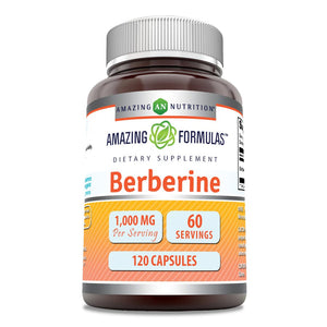 Amazing Formulas Berberine | 1000 Mg Per Serving | 120 Capsules