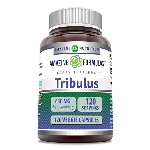 Image of Amazing Formulas Organic Tribulus Terrestris Extract | 630 Mg | 120 veggie Capsules