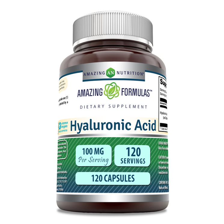 Amazing Formulas Hyaluronic Acid | 100 Mg | 120 Capsules