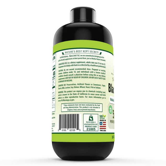 Herbal Secrets Black Seed Oil | 16 Oz