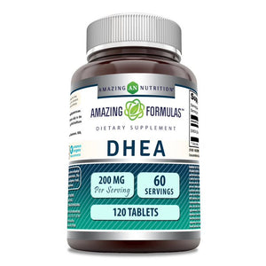 Amazing Formulas DHEA | 200 Mg Per Serving | 120 Tablets
