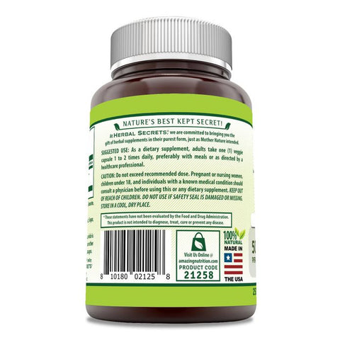 Image of Herbal Secrets Maca | 500 Mg | 250 Veggie Capsules