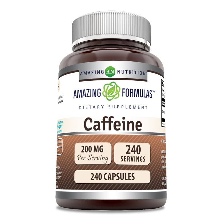 Amazing Formulas Caffeine | 200 Mg | 240 Capsules