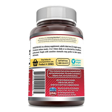 Amazing Formulas Quercetin | 500 Mg | With Bromelain | 165 Mg | 120 Veggie capsules